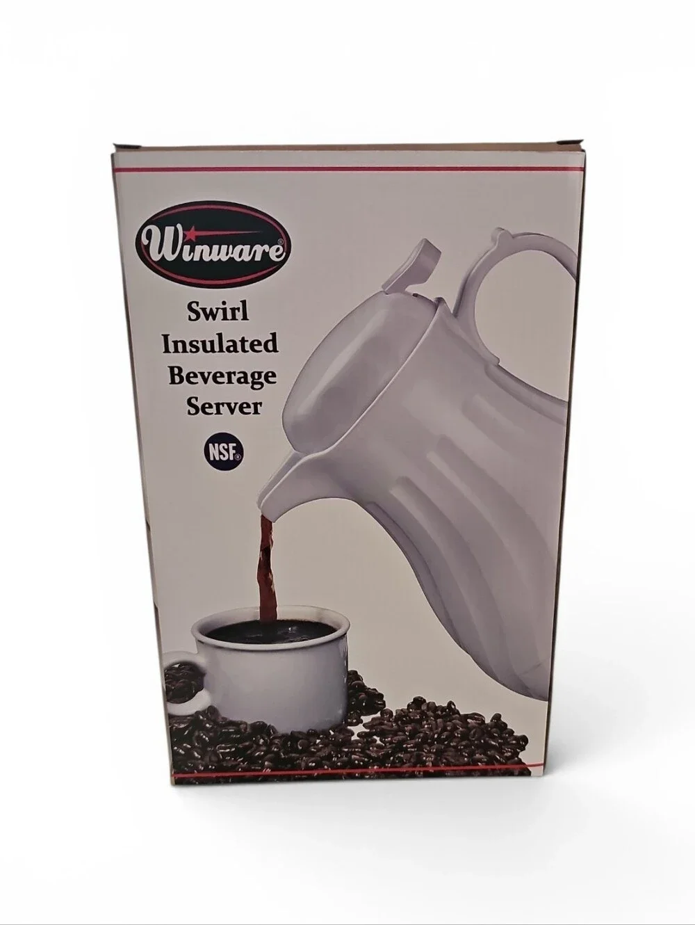 Winware Insulated Beverage Server - White